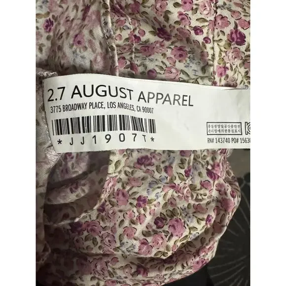 Tuckernuck Hyacinth House “Mia” Floral Puff Sleeve Blouse – S Bridgerton Regency - Picture 7 of 7